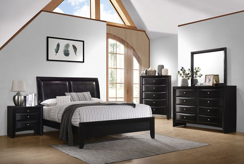 Raphael 5-Piece Queen Bedroom Set Black