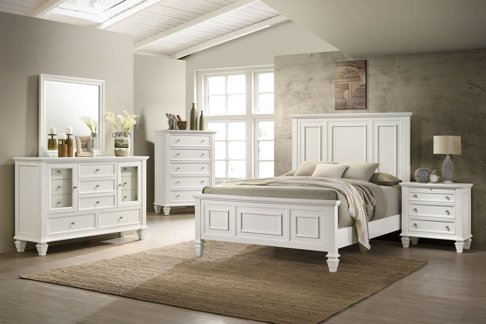 Chloe 5-piece Queen Bedroom Set Cream White