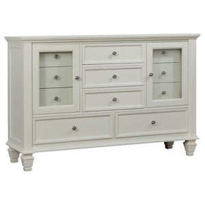 Felix 5-Piece Queen Bedroom Set Cream White