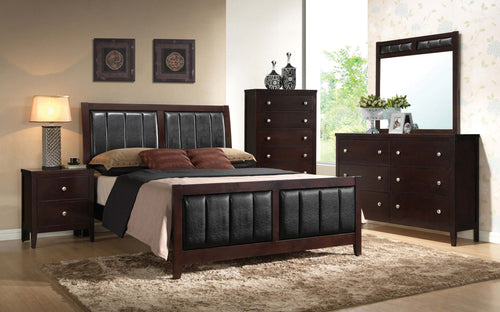 Raphael 5-Piece Queen Bedroom Set Cappuccino