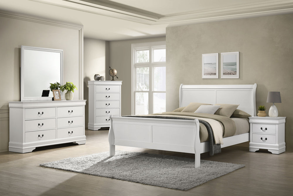 Emrys 5-Piece Queen Bedroom Set White