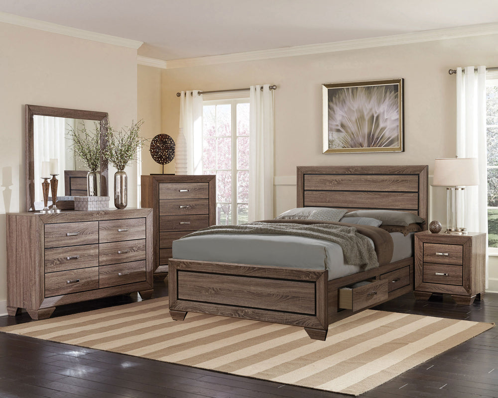 Graham 5-piece Queen Bedroom Set Washed Taupe