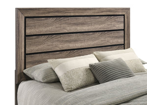 Radcliffe Wood Queen Storage Panel Bed Washed Taupe