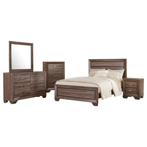 Emmerich 5-Piece Queen Bedroom Set Washed Taupe