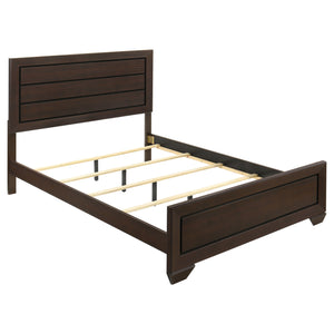 Nolan Wood Queen Panel Bed Dark Cocoa