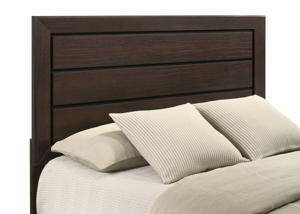 Nolan Wood Queen Panel Bed Dark Cocoa