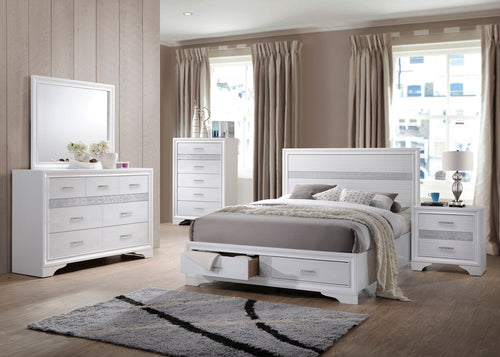 Tobias 5-Piece Queen Bedroom Set White