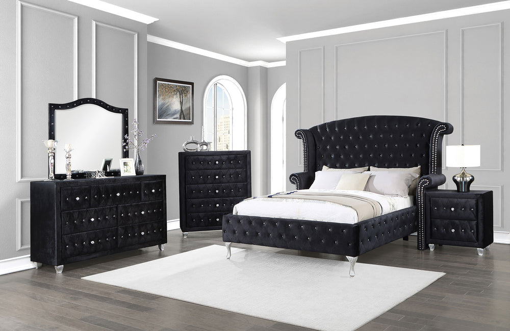 Matthias 5-Piece Queen Bedroom Set Black