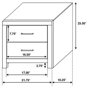 Percival 5-Piece Queen Bedroom Set Barrel Oak