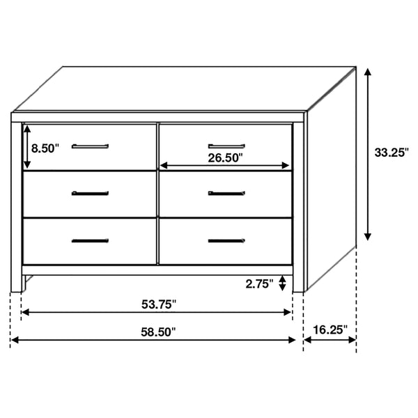 Percival 5-Piece Queen Bedroom Set Barrel Oak