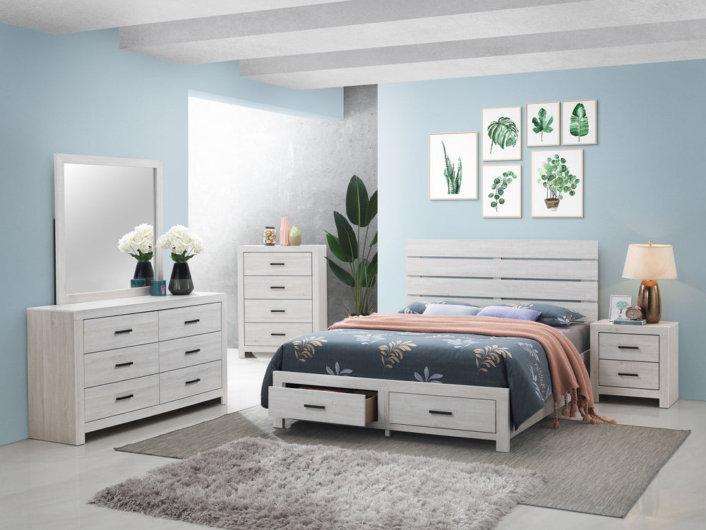 Camilla 5-piece Queen Bedroom Set Coastal White