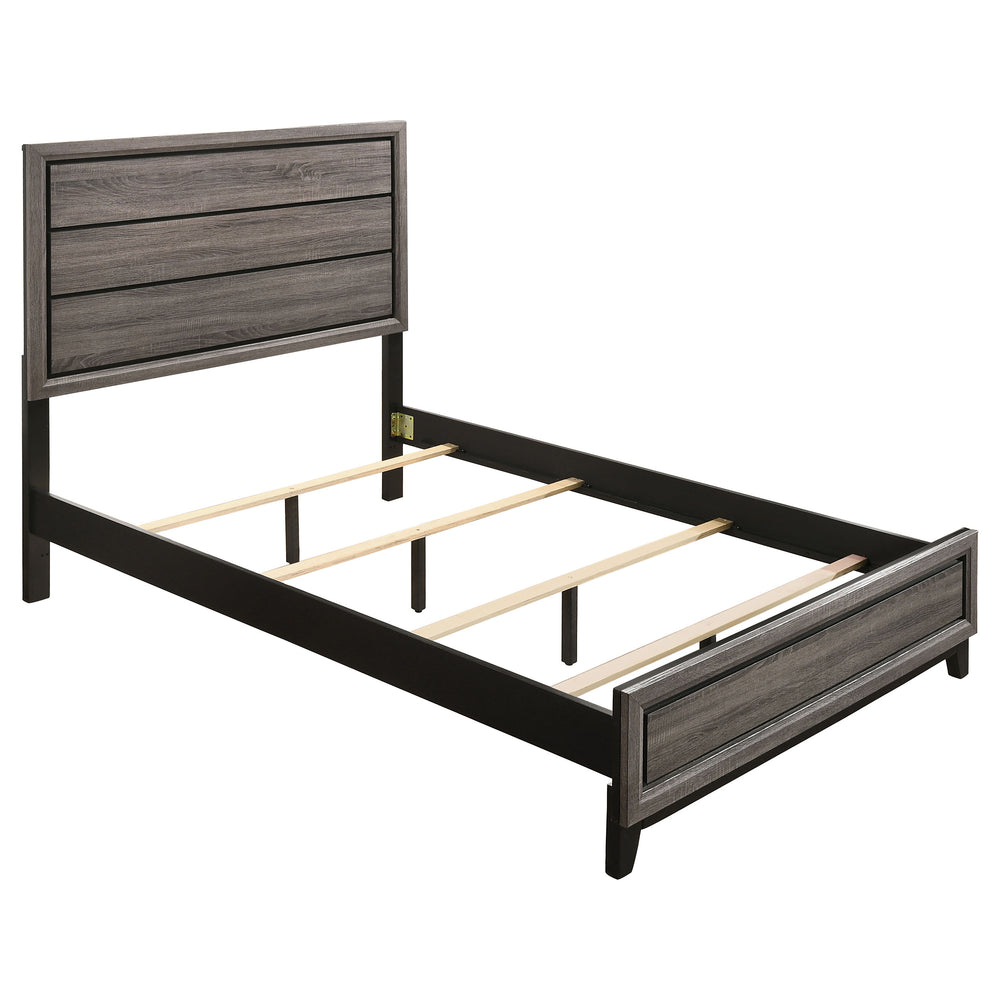 Nikolai 5-Piece Queen Bedroom Set Grey Oak