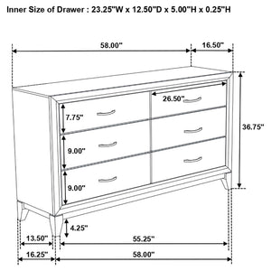 Nikolai 5-Piece Queen Bedroom Set Grey Oak