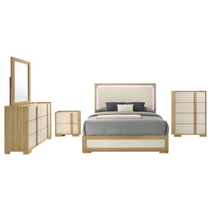 Zephyr 5-Piece Queen Bedroom Set Natural