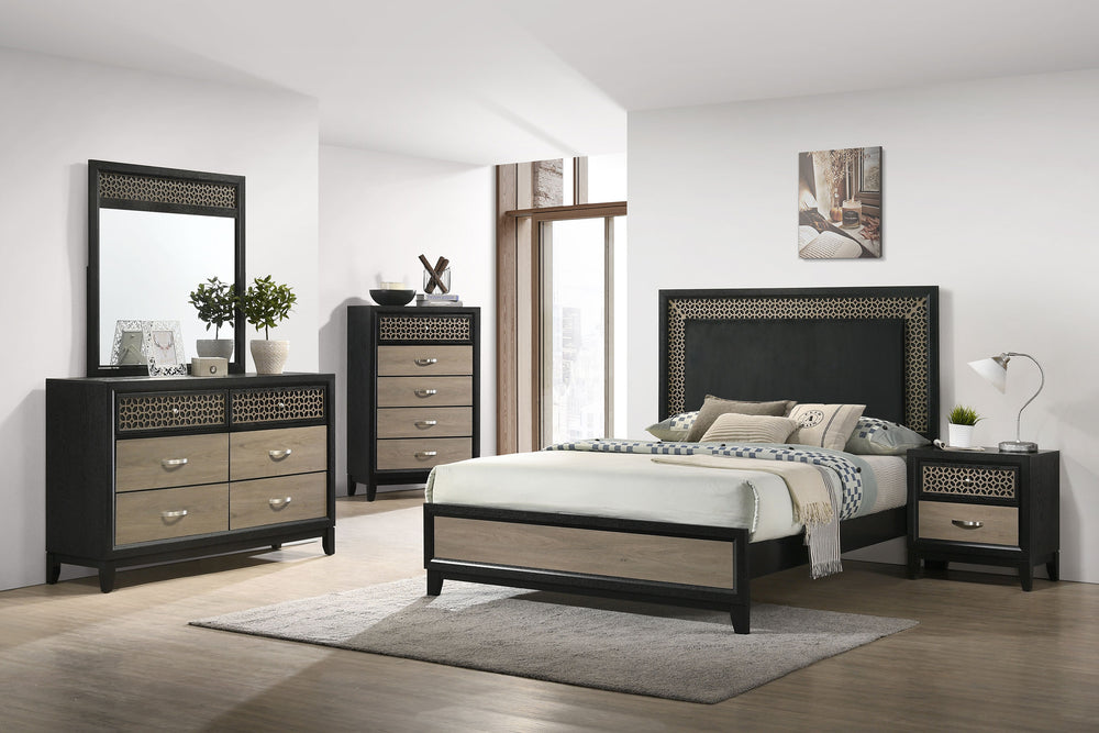 Dominic 5-Piece Queen Bedroom Set Black