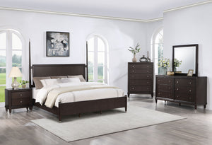 Penelope 5-piece Queen Bedroom Set Brown