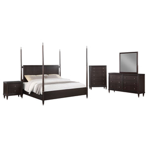 Penelope 5-piece Queen Bedroom Set Brown