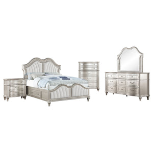 Fiona 5-piece Queen Bedroom Set Silver Oak