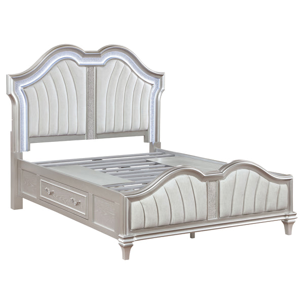 Maximus 5-Piece Queen Bedroom Set Silver Oak