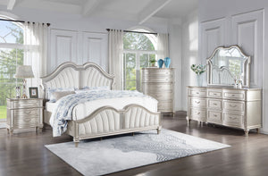 Delaney Upholstered Queen Panel Bed Grey