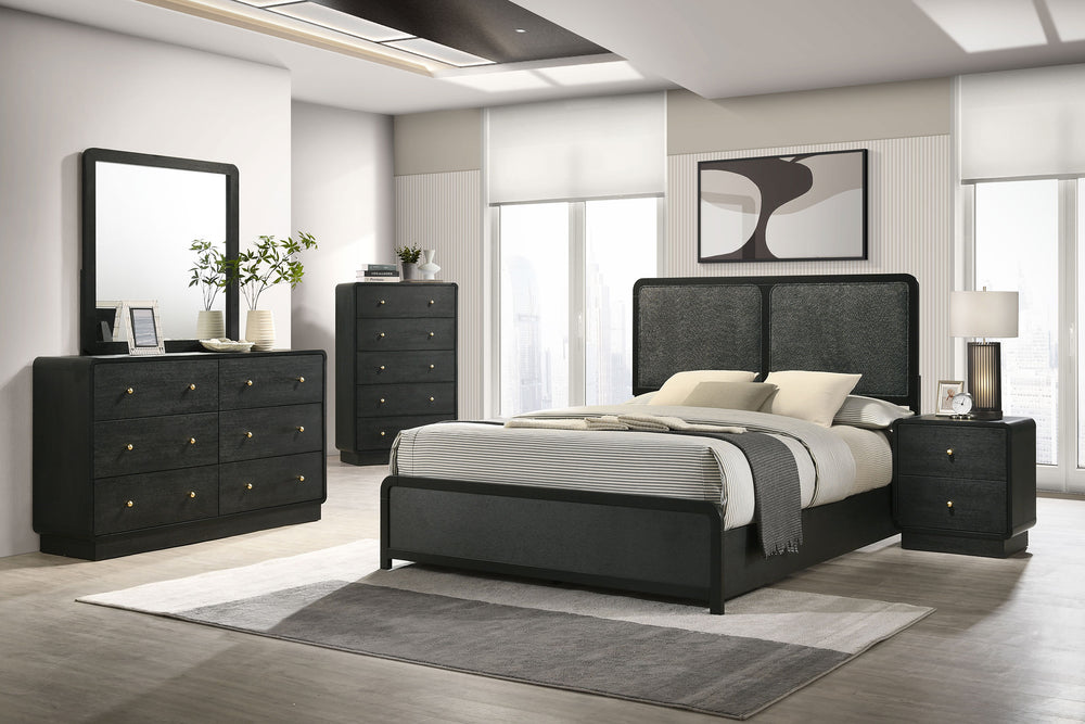 Alina 5-Piece Queen Bedroom Set Black