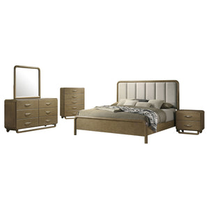 Miriam 5-piece Queen Bedroom Set Nutmeg