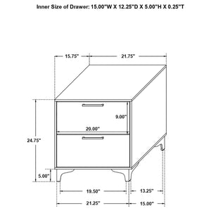 Dorian 5-Piece Queen Bedroom Set White