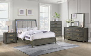 Matthias 5-Piece Queen Bedroom Set Grey