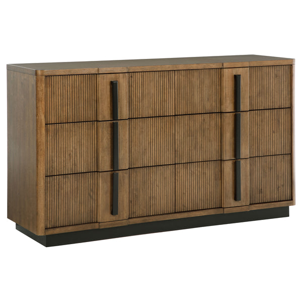 Amara 5-Piece Queen Panel Bedroom Set Ash Brown