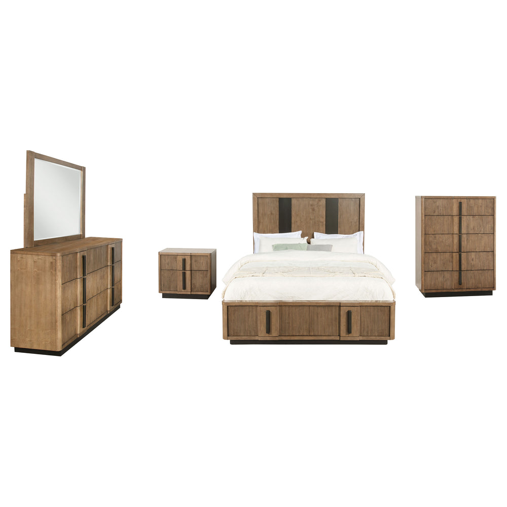 Nova 5-Piece Queen Bedroom Set Ash Brown