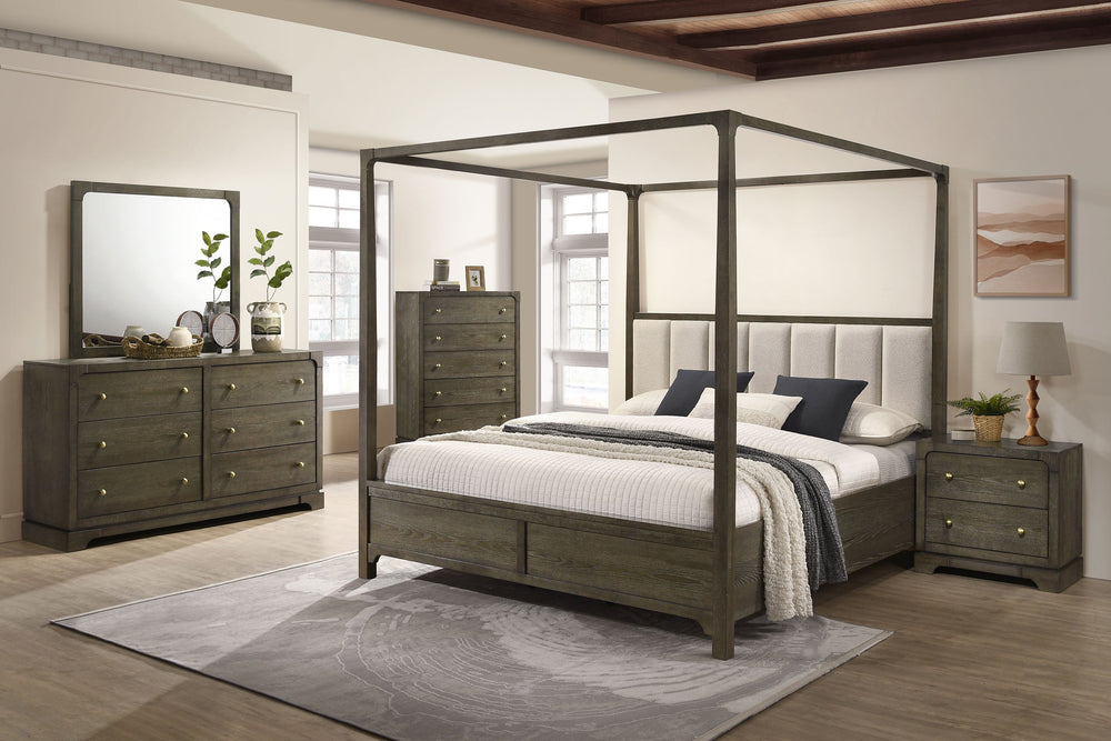 Avery 5-piece Queen Bedroom Set Dark Cocoa