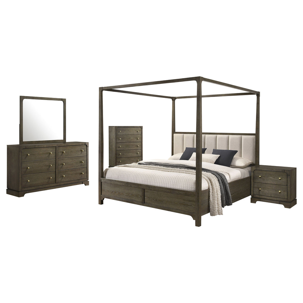 Avery 5-piece Queen Bedroom Set Dark Cocoa