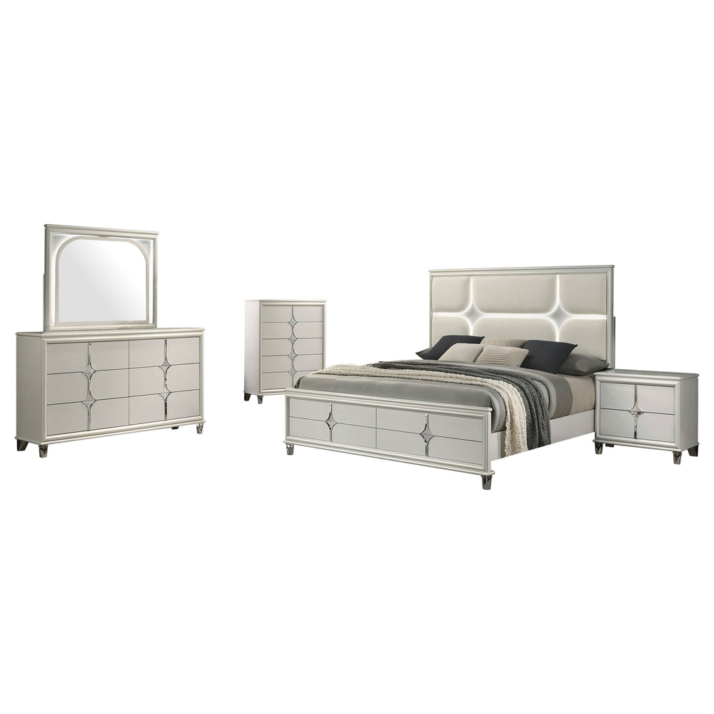 Juliette 5-piece Queen Bedroom Set Pearl White