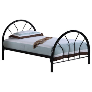 Hendrix Metal Twin Open Frame Bed Black