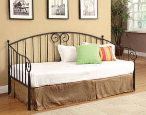 Madison Metal Twin Daybed Black