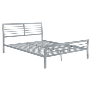 Harrington Metal Queen Open Frame Bed Silver