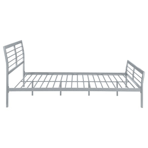 Harrington Metal Queen Open Frame Bed Silver