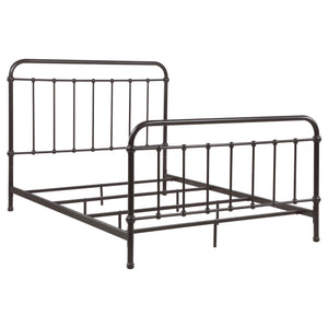 Ashford Metal Queen Open Frame Bed Dark Bronze