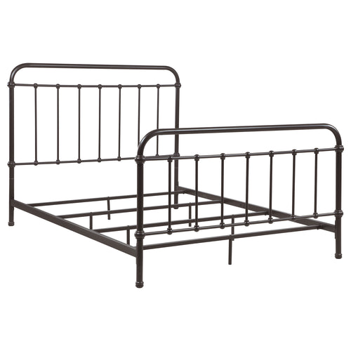 Ashford Metal Queen Open Frame Bed Dark Bronze