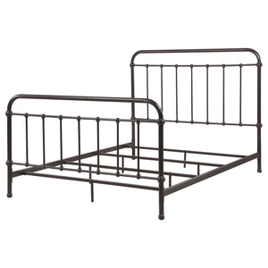 Ashford Metal Queen Open Frame Bed Dark Bronze