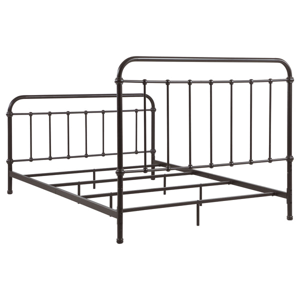 Ashford Metal Queen Open Frame Bed Dark Bronze