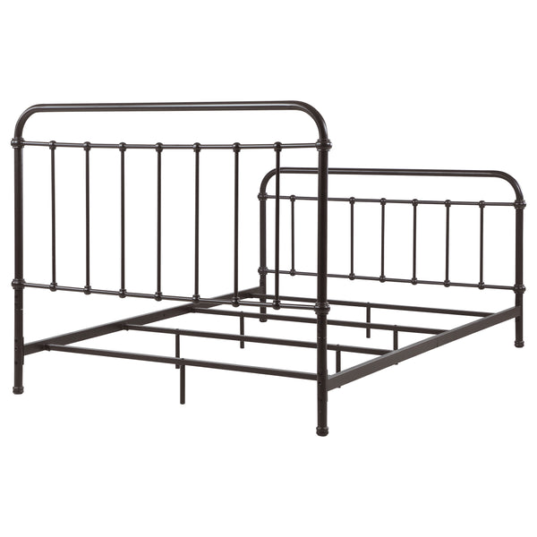 Ashford Metal Queen Open Frame Bed Dark Bronze