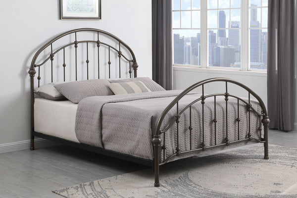 Dakota Metal Queen Open Frame Bed Dark Bronze