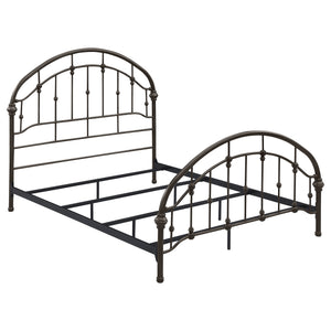 Dakota Metal Queen Open Frame Bed Dark Bronze