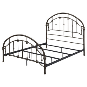 Dakota Metal Queen Open Frame Bed Dark Bronze