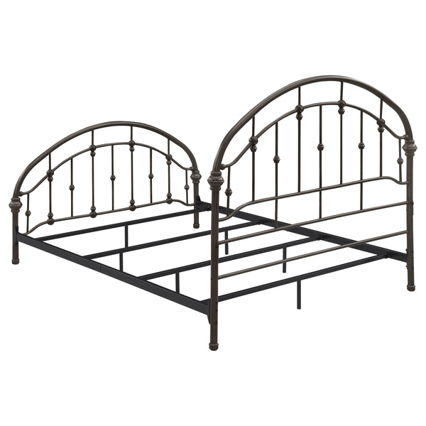 Dakota Metal Queen Open Frame Bed Dark Bronze