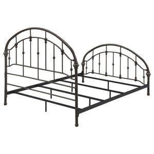 Dakota Metal Queen Open Frame Bed Dark Bronze