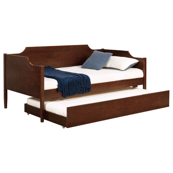 Redding Cherry Wood Daybed with Trundle – Twin