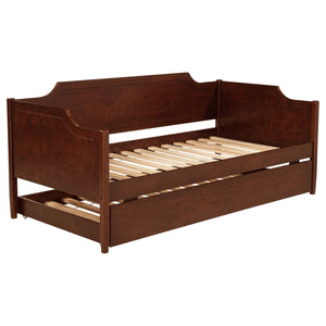 Redding Cherry Wood Daybed with Trundle – Twin