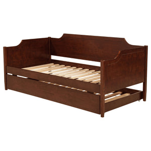 Redding Cherry Wood Daybed with Trundle – Twin